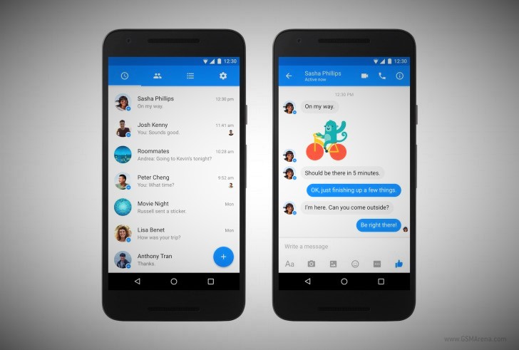 Facebook Messenger New Design