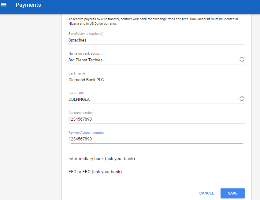 Google adsense savings account withdrawal