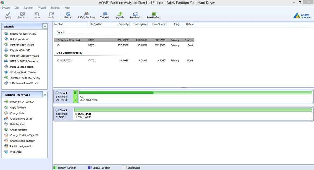 AOMEI Partition Assistant Review 2018