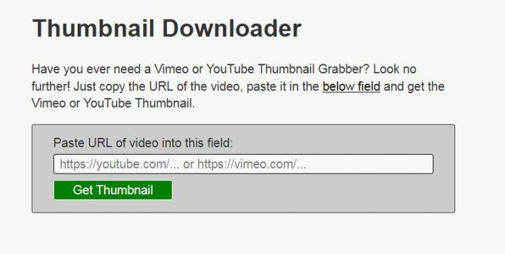 Thumbnail Downloader