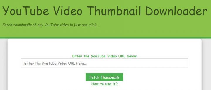 YouTube Thumbnail Generator