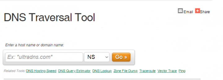 DNS Traveral Tool