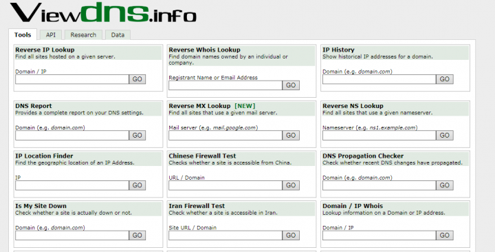 View DNS Propagation Checking Tool