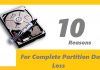 Reasons for Partition Data Loss on Hard Disk Drives