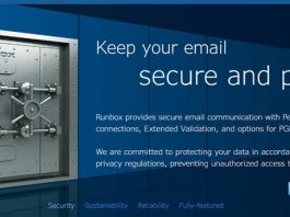 Runbox email only hosting services