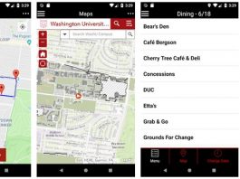 UW mobile app features