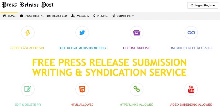 press release post