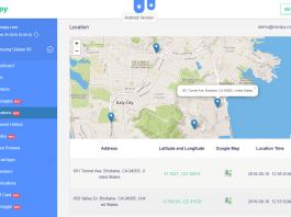 location tracking app