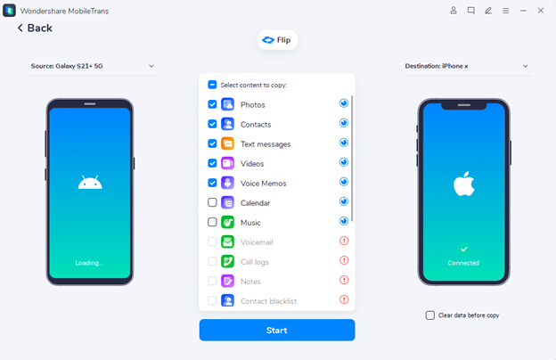 Connect both devices