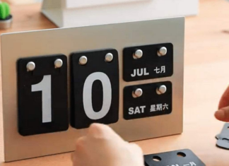 smart office desk calendar
