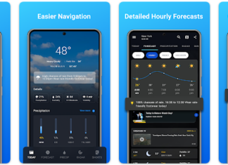 Android Weather Widgets Apps for Smartphone