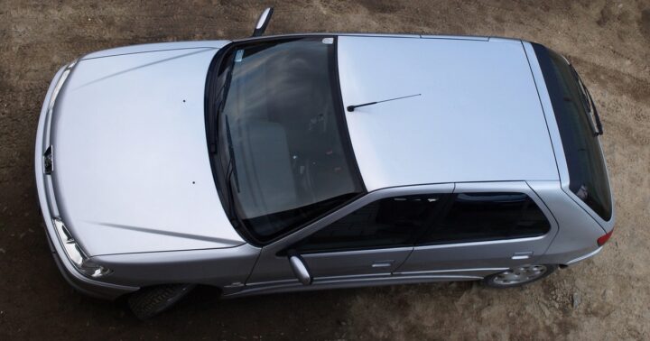 the car roof