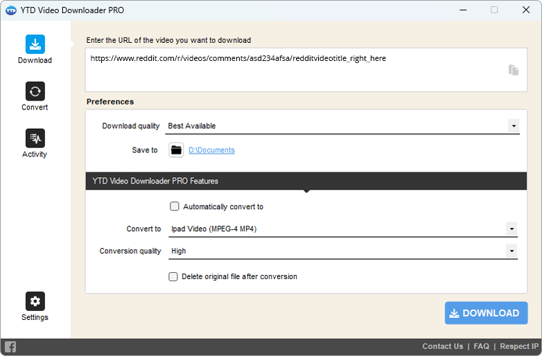 YTD Video Downloader