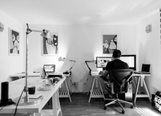 modern home office