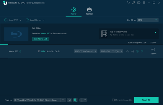choose the videos you want to convert to MP4