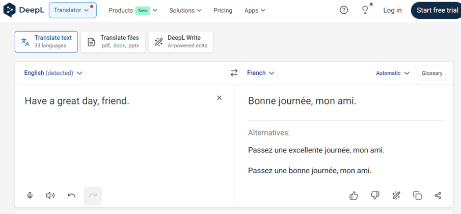 deepl translate the world's most accurate translator