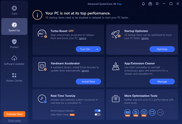 tools designed to optimize your computer