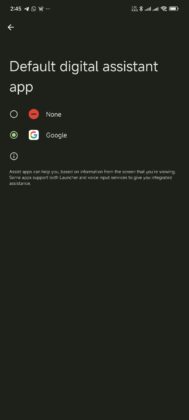 Google Assistant on Android