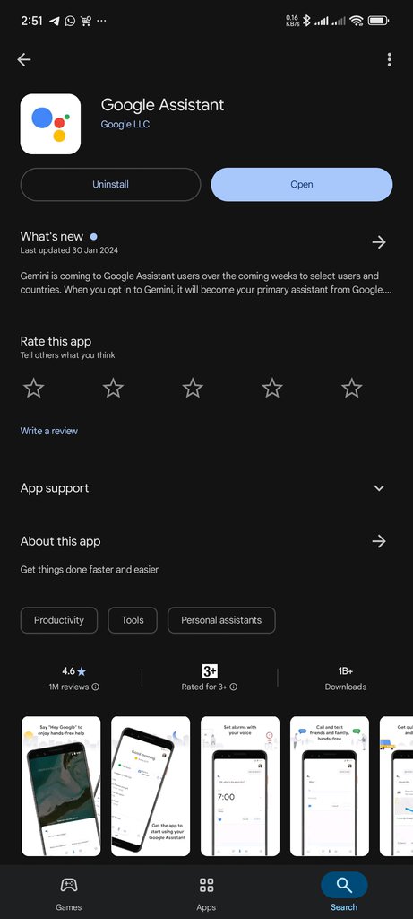 Uninstall GA