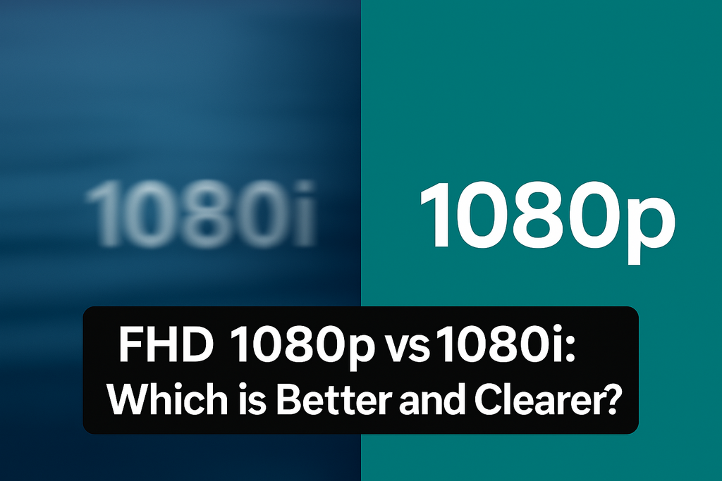 FHD 1080p vs 1080i: Which is Better and Clearer?