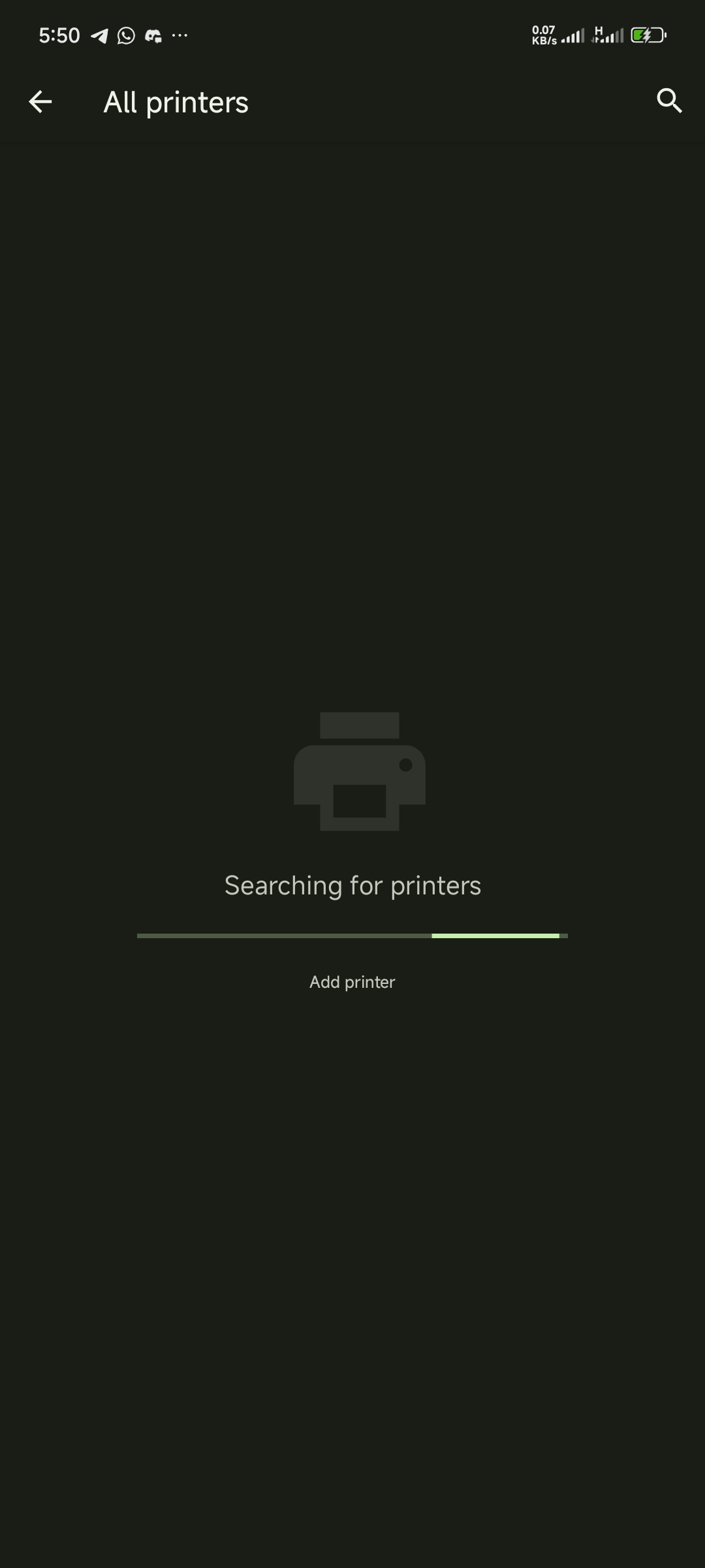 Search for printer