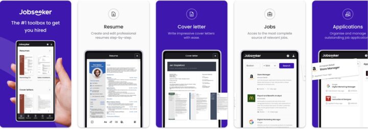 Jobseeker app features
