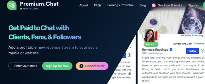 chat to earn sites