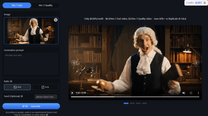 Kie.ai features