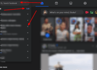 How to Delete Search History in FB