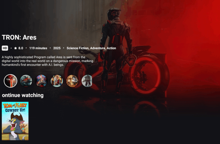 OnStream free movie streaming app