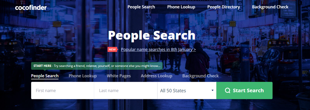 CocoFinder Name Search