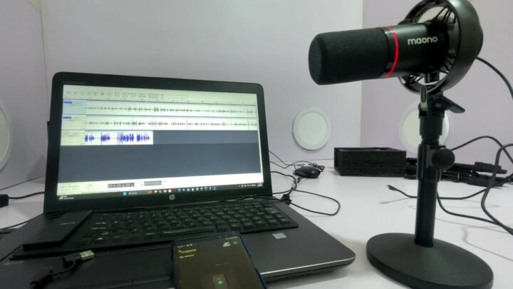 Maono PD200W hybrid podcasting microphone review