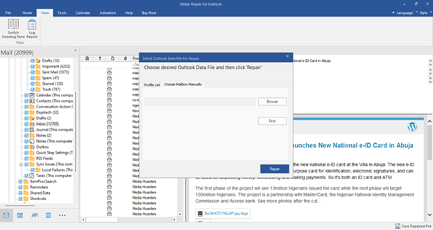 Stellar Repair for Outlook Software Review