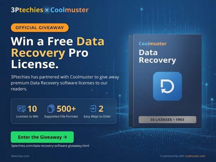 3ptechies coolmuster giveaway 2026