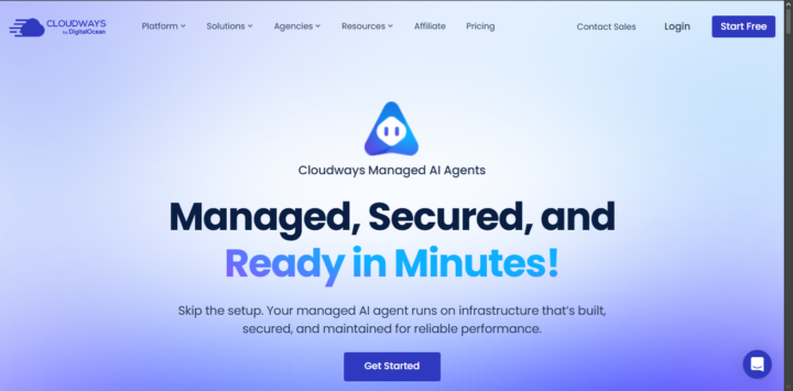 Cloudways Managed AI hosting