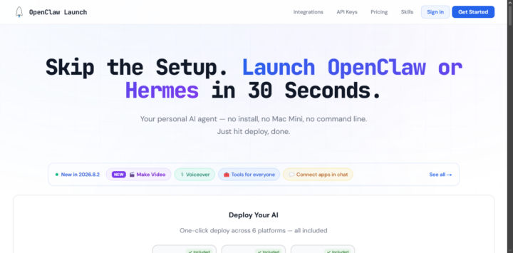 OpenClaws Launch
