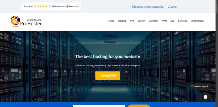 ProHoster No-DMCA Offshore hosting