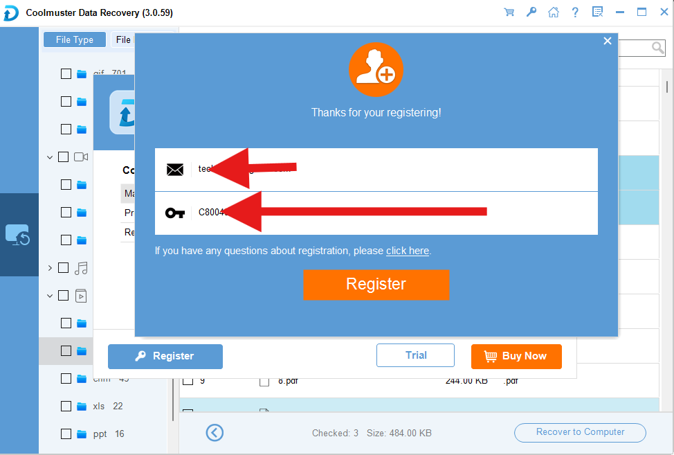 Register CoolMuster