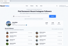 Recent Follow for Instagram