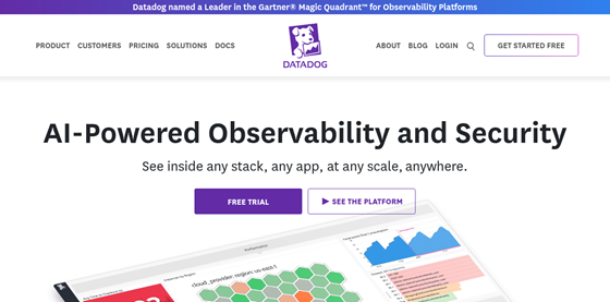 Datadog website