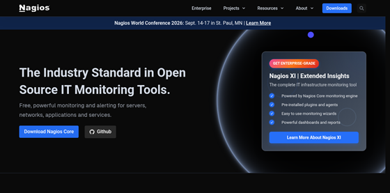 Nagios website