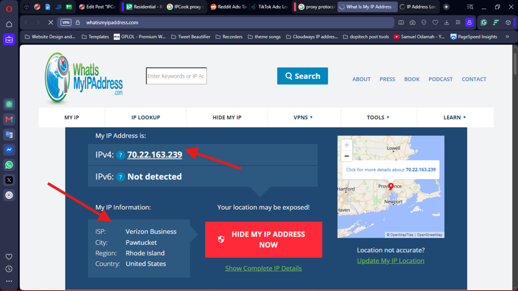 IP location