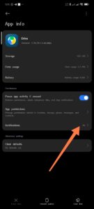 Stop app notifications