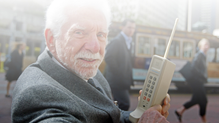 the first first cell phone call