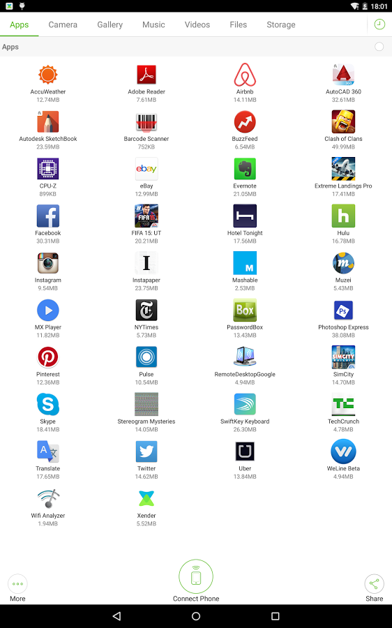 app to share apps on android